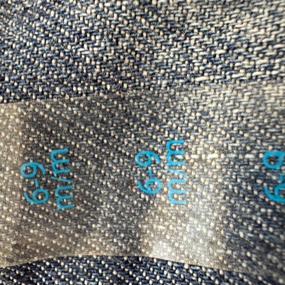 The Children’s Place Denim Dress Floral Butterfly Details 6-9M Girls Baby NEW - Picture 3 of 8